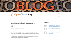 Desktop Screenshot of blog.openclinica.com